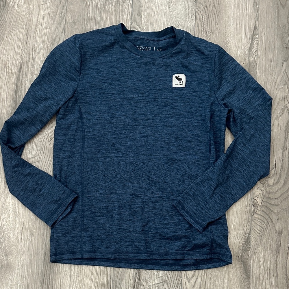 Abercrombie & Fitch Navy Long Sleeve Shirt